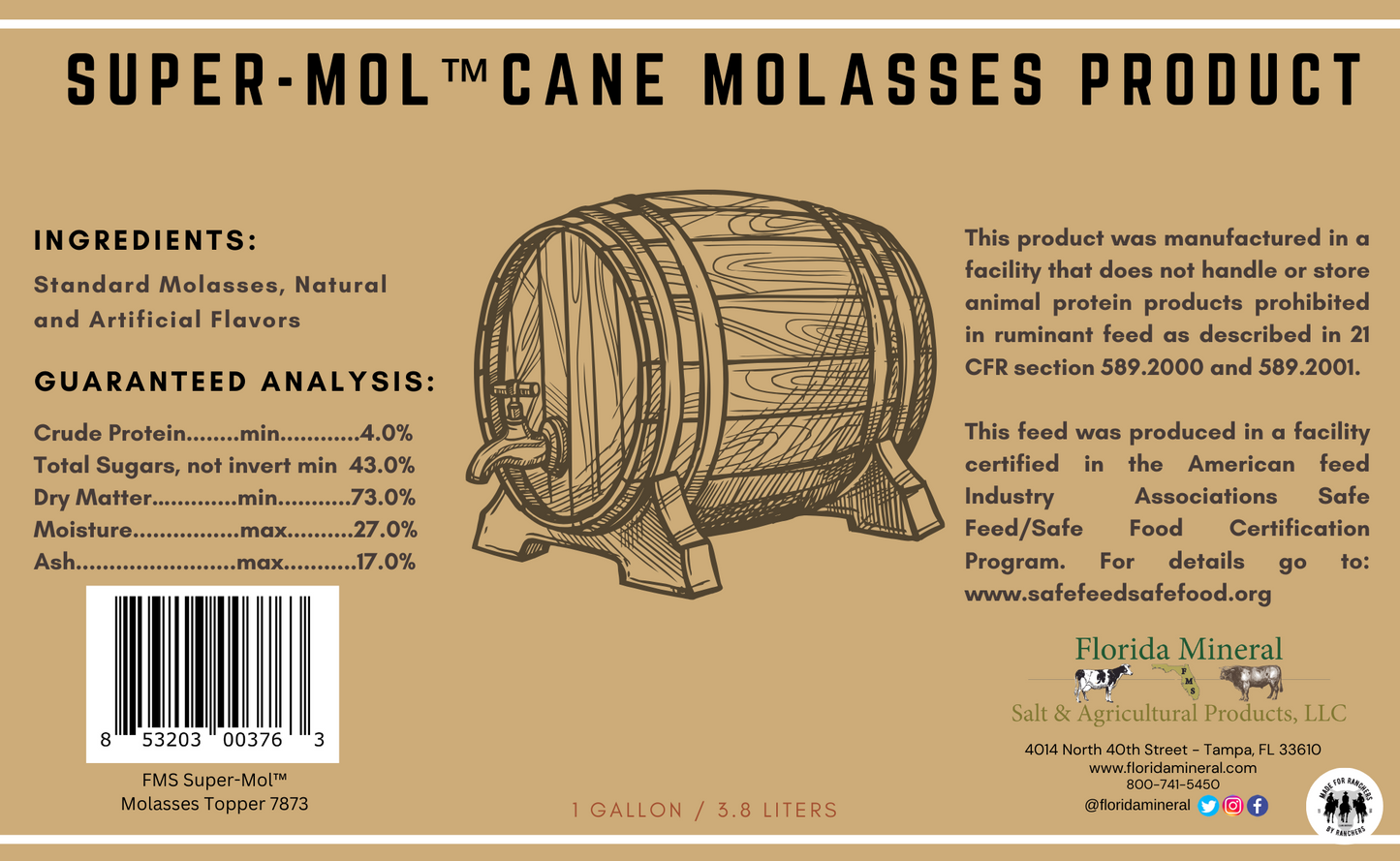 Super-Mol™ Cane Molasses Product