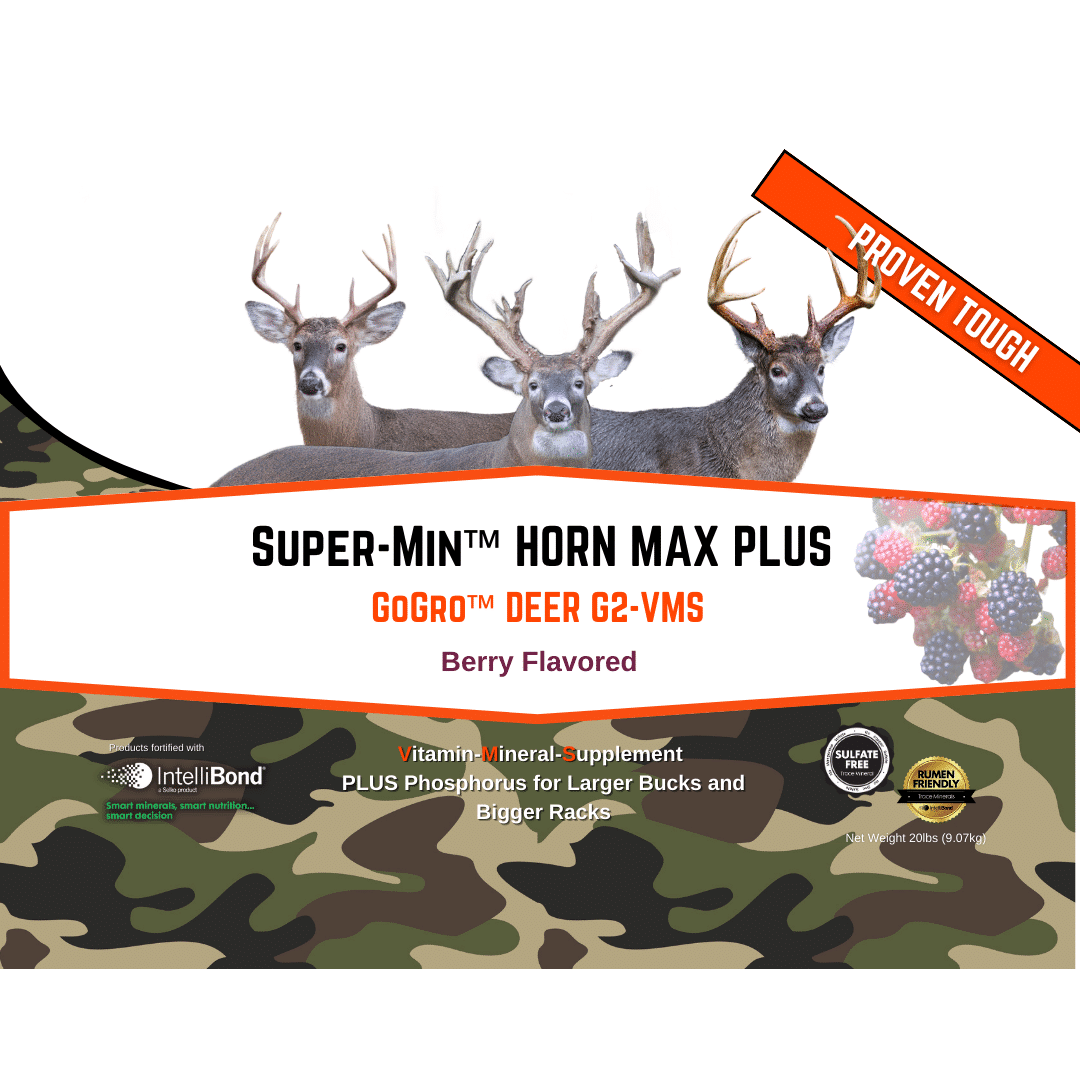 Super-Min™ Horn Max Plus GoGro™ Deer G2-VMS (20lb Economy Pail)