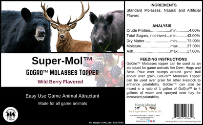 Super-Mol™ GoGro™ Molasses Topper with Wild Berry Flavor (1 gallon)