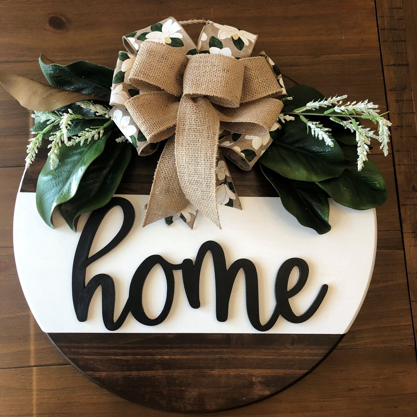 Custom Made Wreath "Home"
