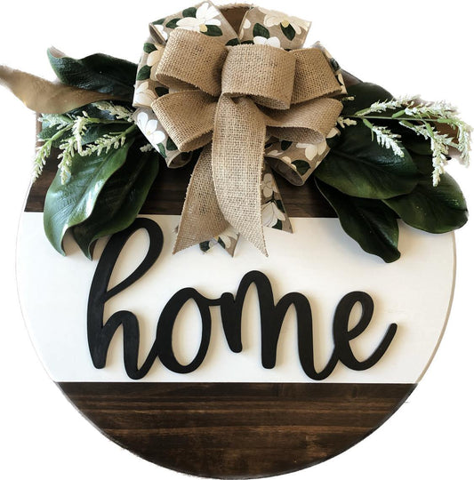 Custom Made Wreath "Home"