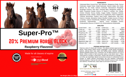 Super-Pro™ 20% Premium Horse (25lb Block)