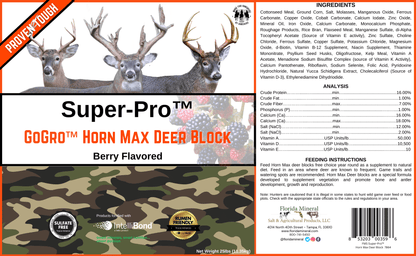Super-Pro™ Horn Max Deer Block (25lb block)